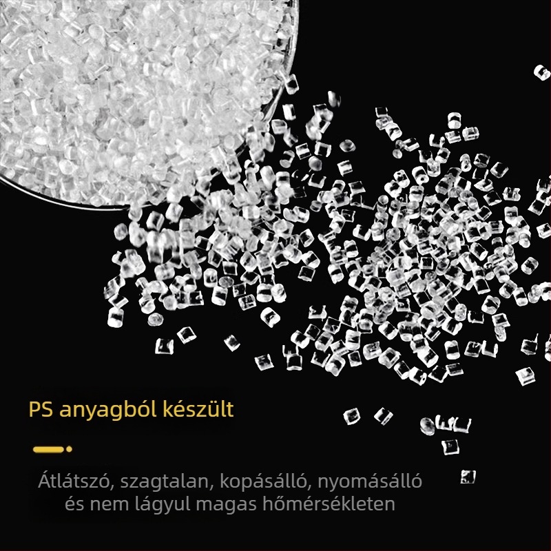 Egyszer használatos kemény műanyag tányérok gyümölcsökhöz és nassolnivalókhoz, kristálytiszta, vastagabb kialakítás, étkezői tányérok, élelmiszer-biztonsági minőség, háztartási használatra.