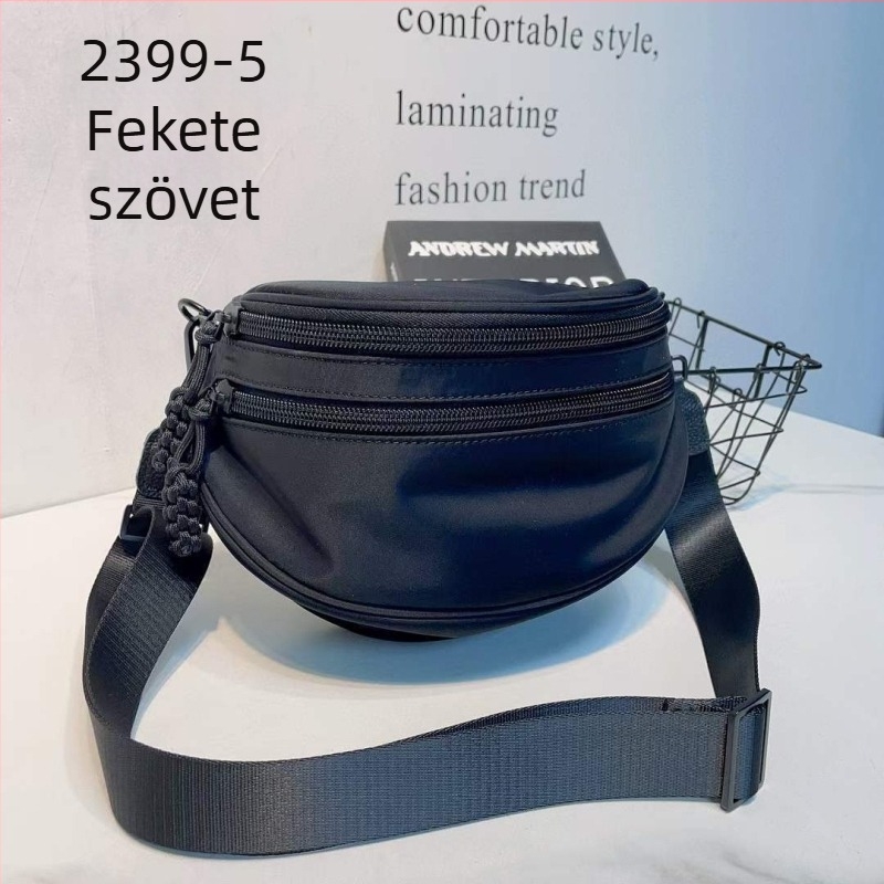 Női mindennapi messenger táska, vízálló Oxford szövet, Saddle stílusú váll-táska, egyszerű, személyre szabható városi táska