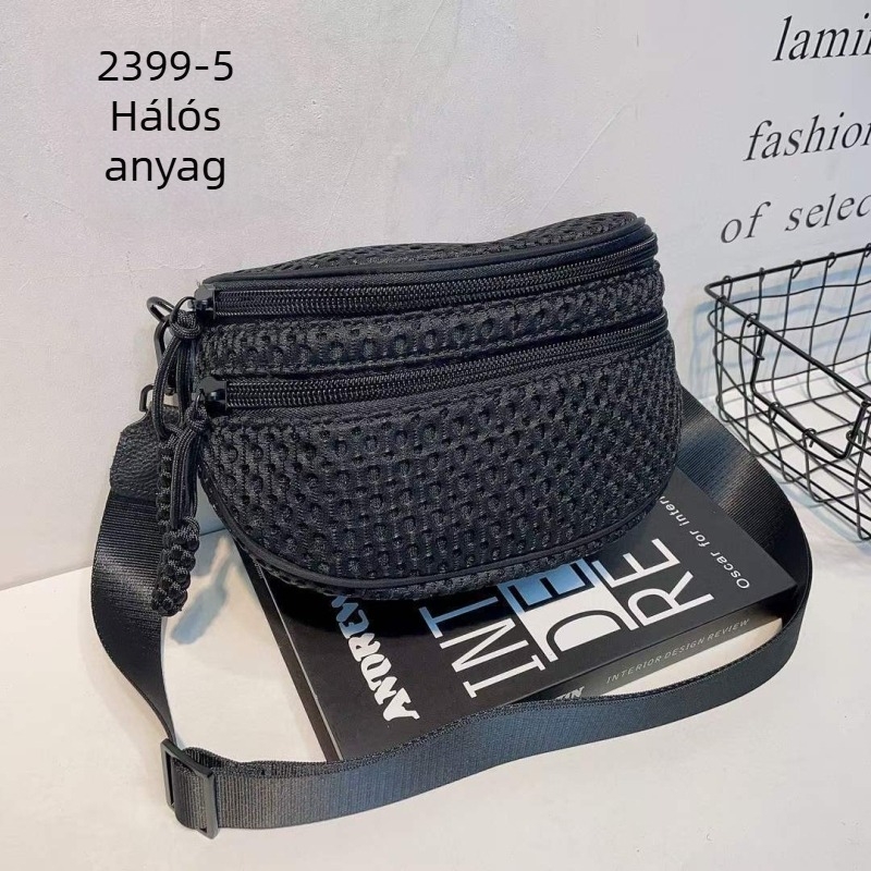 Női mindennapi messenger táska, vízálló Oxford szövet, Saddle stílusú váll-táska, egyszerű, személyre szabható városi táska