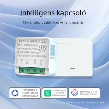 Okos kapcsoló Wi‑Fi közvetlen csatlakozással, időzítővel, Bluetooth Mesh-sel és távoli vezérléssel