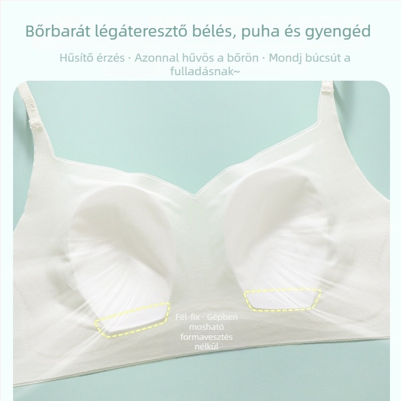 Új eredeti láthatatlan melltartó, nagy U-s hátrésszel, lélegző és kényelmes, nyúlfülös kosár