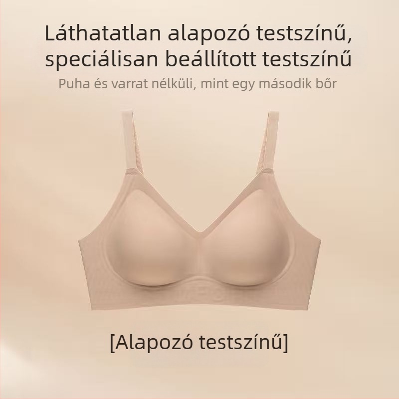Mangini női varrás nélküli alsónemű integrált láthatatlan melltartóval, lélegző hátsó formázással nyárra
