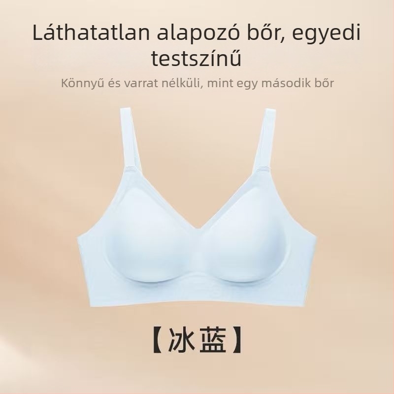 Mangini női varrás nélküli alsónemű integrált láthatatlan melltartóval, lélegző hátsó formázással nyárra