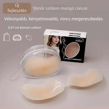 Láthatatlan ultra-vékony szilikon mellpadok mangó formájú csészékkel a megemeléshez