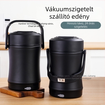 304 rozsdamentes acélból készült ebédes doboz USB fűtéssel, hőmérséklet-szabályozás, 2,0 literes kapacitás, diákoknak és dolgozóknak, autóban is használható