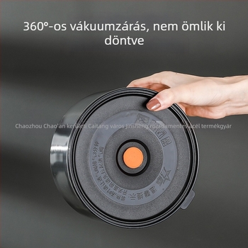 316L rozsdamentes acél vákuum ebédes doboz, többszintű szigeteléssel, bento doboz, 3 vagy 4 réteg, élelmiszer-minőségű, szivárgásmentes
