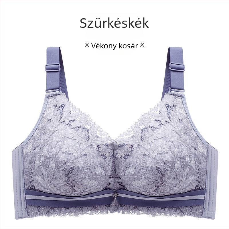 Női mágnes- és fémtelen melltartó biztonsági ellenőrzéshez; vékony push-up fazon, teljes kosár, összegyűjti a mellet, optikailag karcsúbb a dekoltázs.