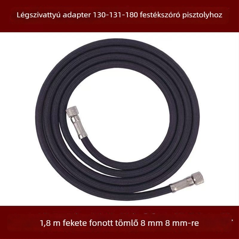 Univerzális légpumpa- és permetezőpisztoly adapter készlet 8-ágú légcső-csatlakozóval