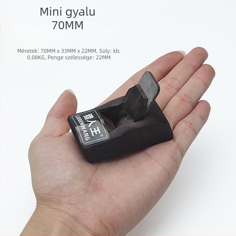 Ebonyfa kézi planőr készlet – 70 mm mikro planőr, 100 mm és 127 mm DIY fame