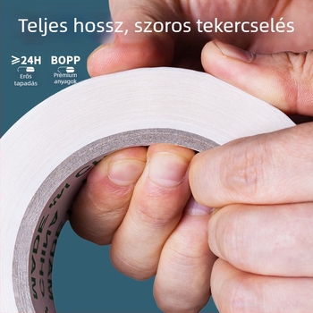 Átlátszó, nagy tapadású széles ragasztószalag, csomagoláshoz