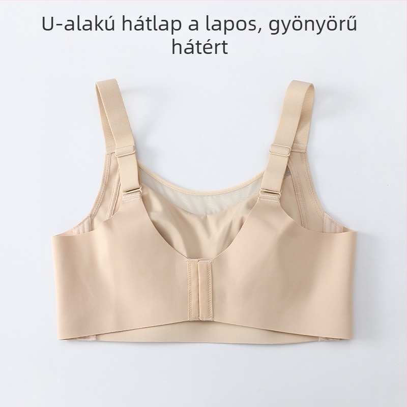 Nyári nagyméretű női melltartó, varrás nélküli, 3/4 kosár, vékony formázott kosár, kényelmes és puha