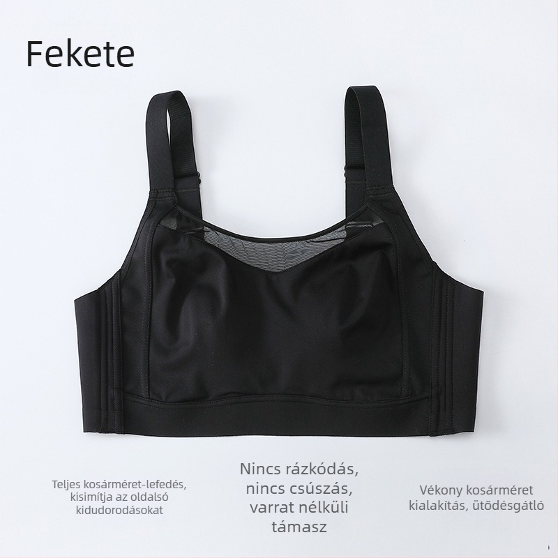 Nyári nagyméretű női melltartó, varrás nélküli, 3/4 kosár, vékony formázott kosár, kényelmes és puha