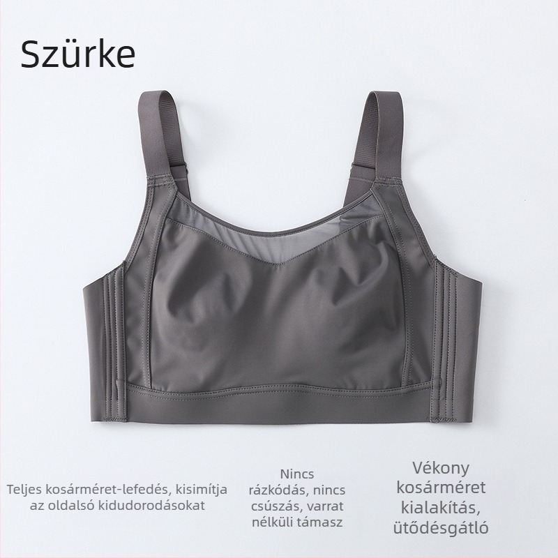 Nyári nagyméretű női melltartó, varrás nélküli, 3/4 kosár, vékony formázott kosár, kényelmes és puha
