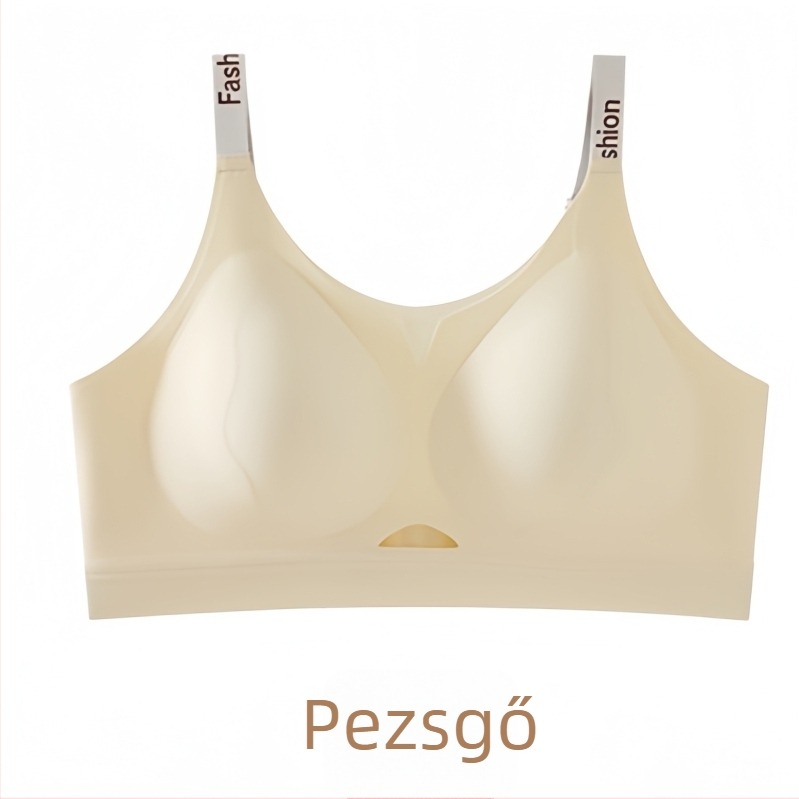 Nagy méretű női melltartó, lélegző, fixkosaras, drót nélküli, anti-lógás, emelés és összegyűjtés