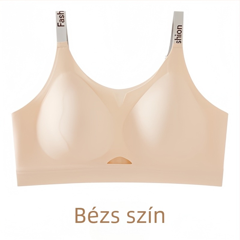 Nagy méretű női melltartó, lélegző, fixkosaras, drót nélküli, anti-lógás, emelés és összegyűjtés