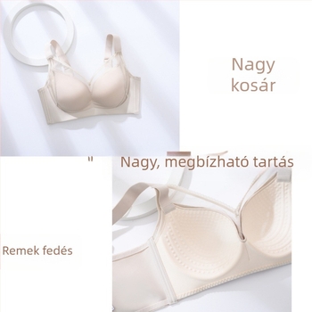 Nyári vékony melltartó nagy kosaras, plusz méret, mágnesmentes, masszázs kosár, állítható, kiváló minőség