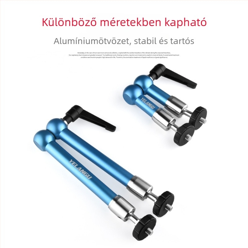 YELANGU mágikus kar kamerához és DV-monitorhoz — univerzális LCD tartó, alumíniumötvözet, teherbírás 2–5 kg, modell A75
