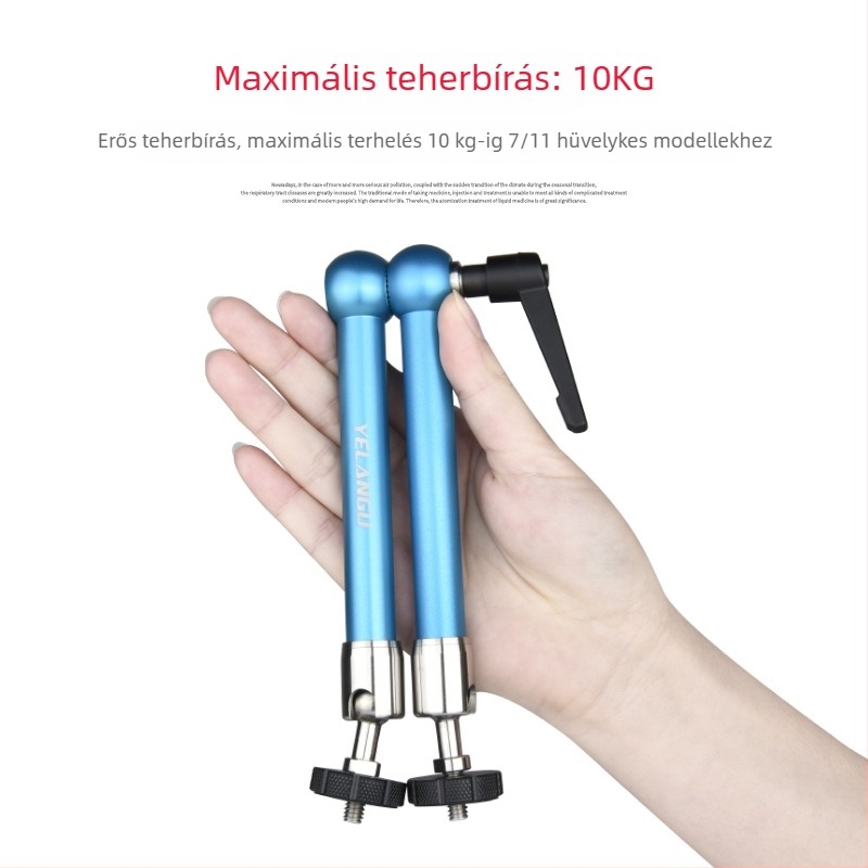 YELANGU mágikus kar kamerához és DV-monitorhoz — univerzális LCD tartó, alumíniumötvözet, teherbírás 2–5 kg, modell A75