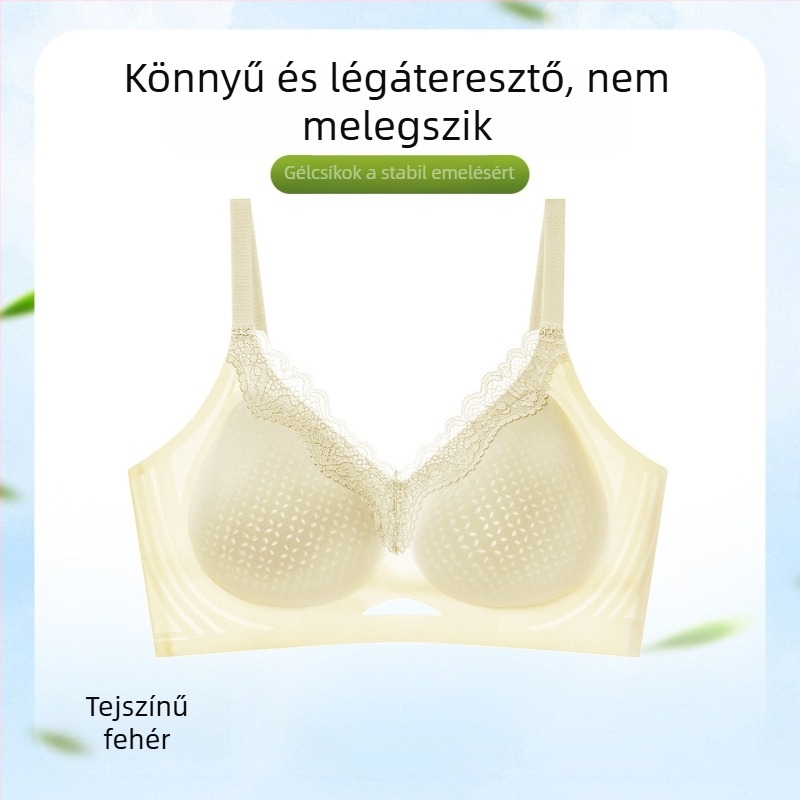 Nagy méretű melltartó nőknek, oldalsó támasz és összegyűjtés, megelőzi a megereszkedést, lélegző pamut, nyári modell, 2026