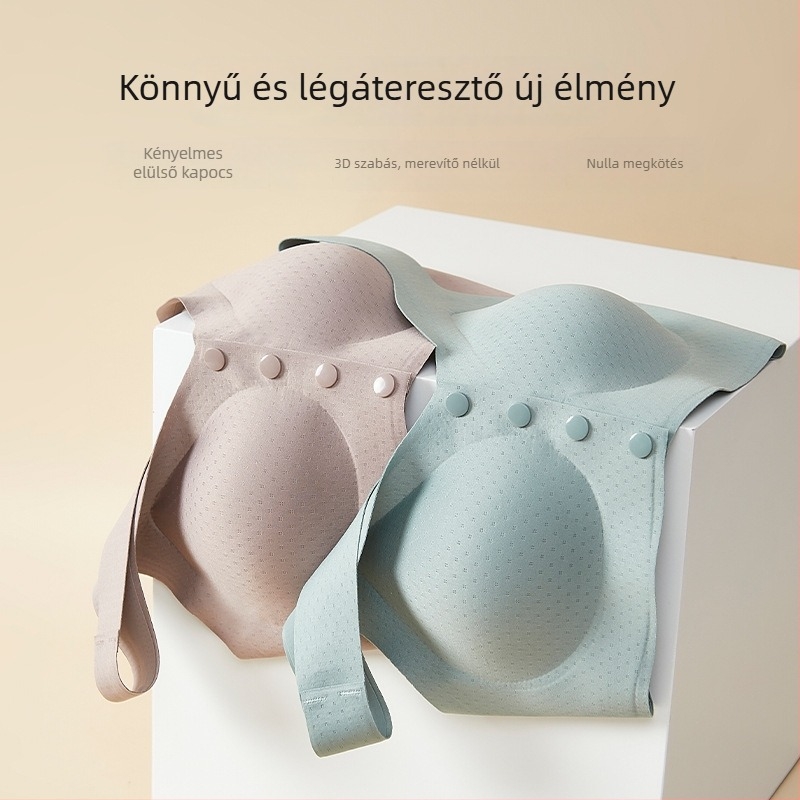 Huali Family Plus-Size melltartó elöl záródó, állítható, gyönyörű hátsó dizájn, összegyűjt és támaszt, csökkenti az oldalsó zsírt, karcsúsító hatás