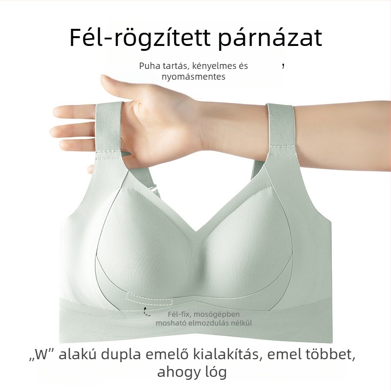 Pluszméretű, teljes kosaras, légáteresztő, merevítés nélküli melltartó, emelő és formázó hatás, hátul öt sor záródás, kényelmes