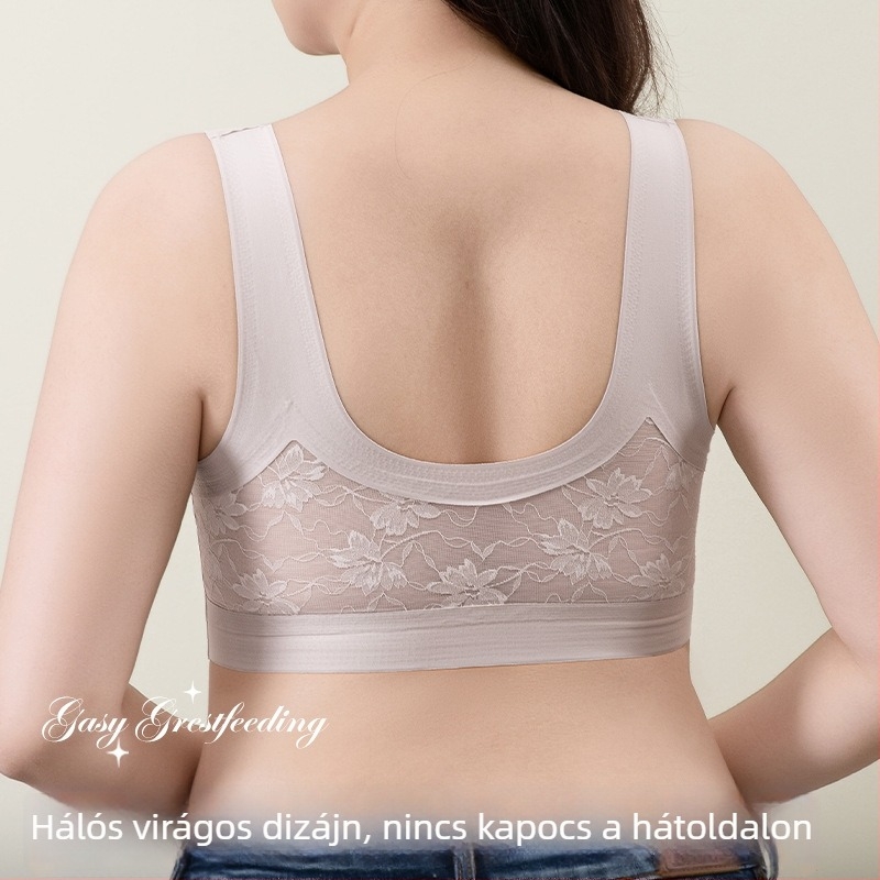 Pluszméretű női fehérnemű nagy mellekhez, minimizáló push-up melltartó, állítható vállszíjak, oldalsó támasz