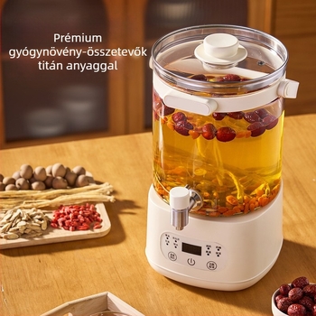 Dq-701 Üveg teáskanna csappal — multifunkcionális, beépített áztatás és főzés, állandó hőmérséklet, digitális termosztát, kapacitás 4 L feletti, otthoni használatra