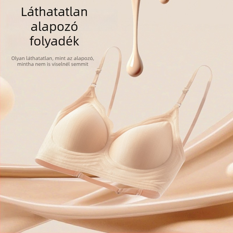 Hátnélküli melltartó levehető pántokkal, kis mellekre, push-up hatás, légáteresztő, kényelmes