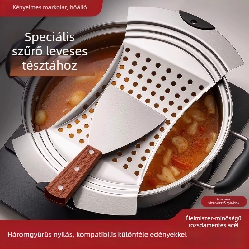 Háztartási nudli eszközök hal alakú szűrővel és többfunkciós tésztaeszközökkel