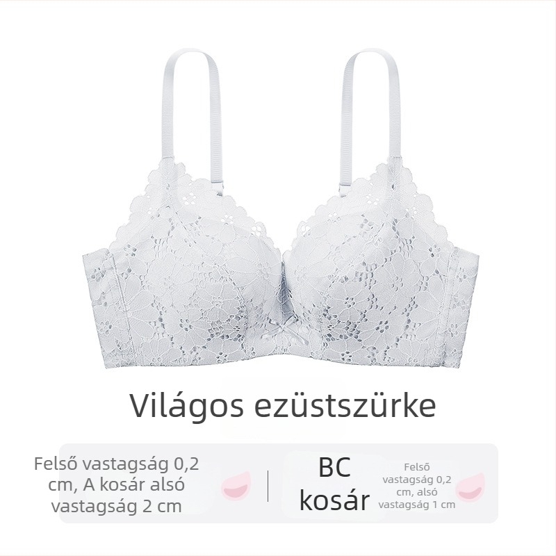 Cosmos csipkés melltartó kis méretű mellekhez, push-up és lift, légáteresztő és kényelmes, oldalról összegyűjti a melleket a középpont felé