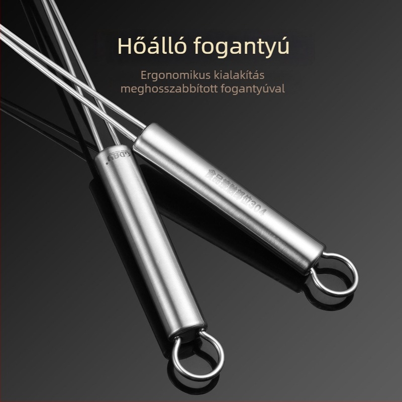 GDAY 304 rozsdamentes acél – hálós szűrő forró fazékhoz és malatanghoz, tészta kanál, kis méret