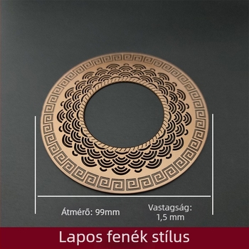 Teafőző alátét üreges hálós dekoratív betéttel