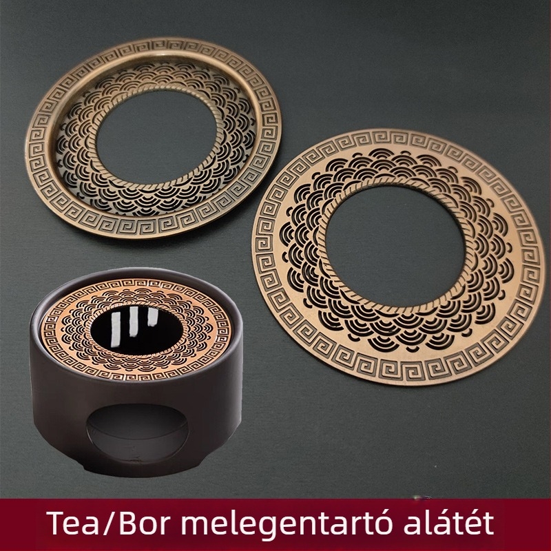 Teafőző alátét üreges hálós dekoratív betéttel