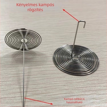 Rozsdamentes acél teáskanna csőr szűrő, rugós teainfúzor