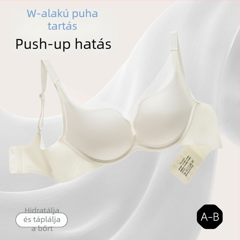 Modal anyagú push-up melltartó kis mellemhez, varrás nélküli, lélegző háló, 3D formázás