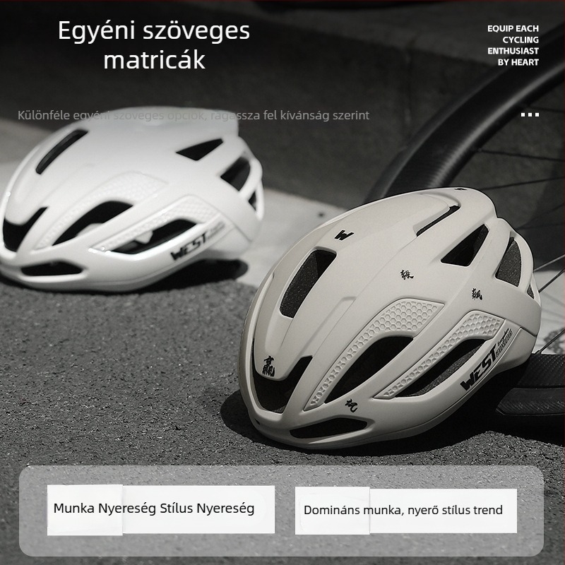 West Rider kerékpáros sisak, lélegző egyrészes kialakítás, terep- és országúti kerékpárokhoz, uniszex