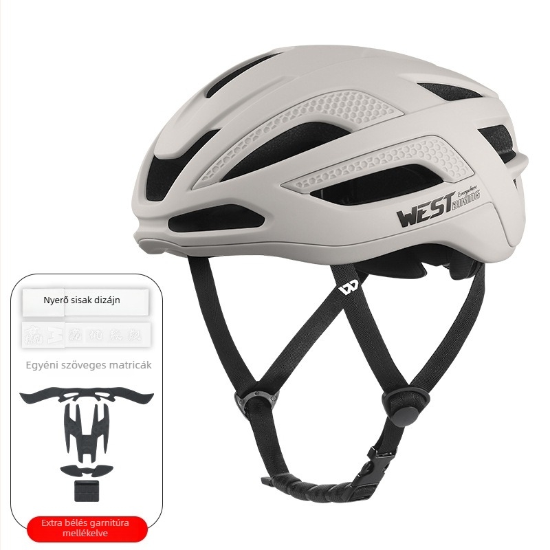 West Rider kerékpáros sisak, lélegző egyrészes kialakítás, terep- és országúti kerékpárokhoz, uniszex