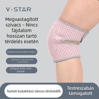Habos térdkalapok tánchoz, jóga és görkorcsolázáshoz – ütésvédő, állítható illeszkedés