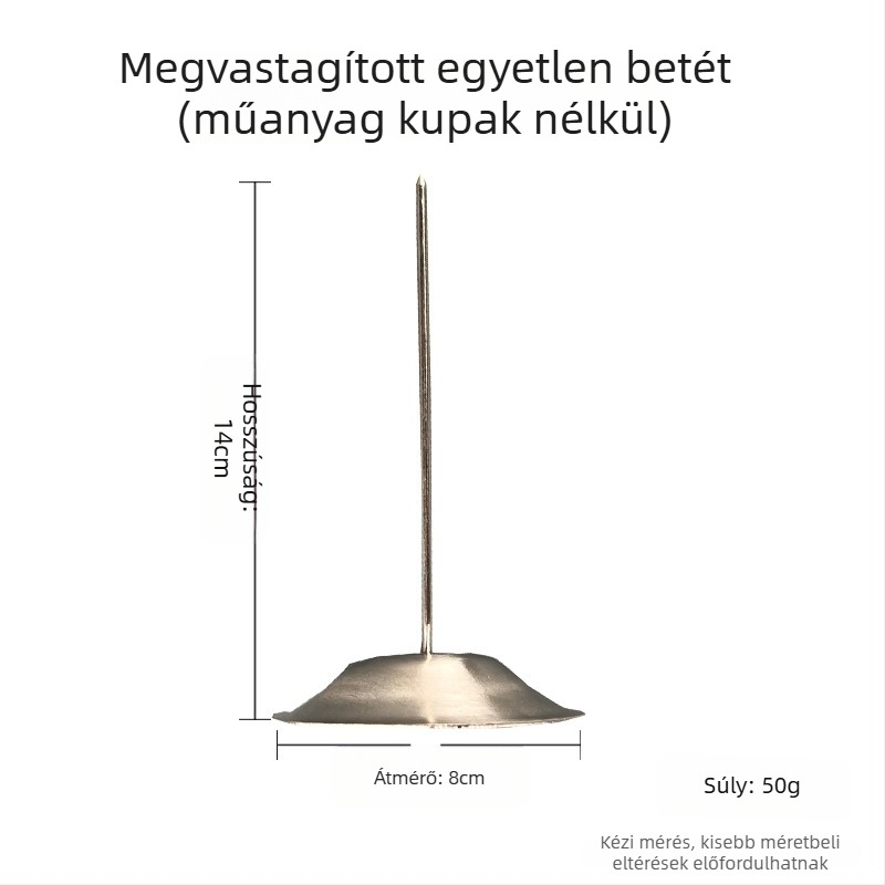 Vastagított és szélesített rozsdamentes acél bizonylat-tartó, csúszásmentes dokumentumrögzítő, egyszerű és tartós.