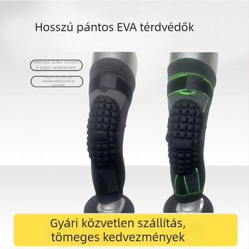 Rögzíthető térdvédők EVA habbal, ütéscsillapító védelem a röplabdához, kerékpározáshoz és kosárlabdához – gyerekeknek és felnőtteknek, szabadtéri sportokra