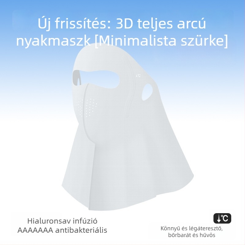 Teljes arc- és nyakvédő UV-védő – kültéri kerékpározáshoz és vezetéshez, nyári árnyékoló