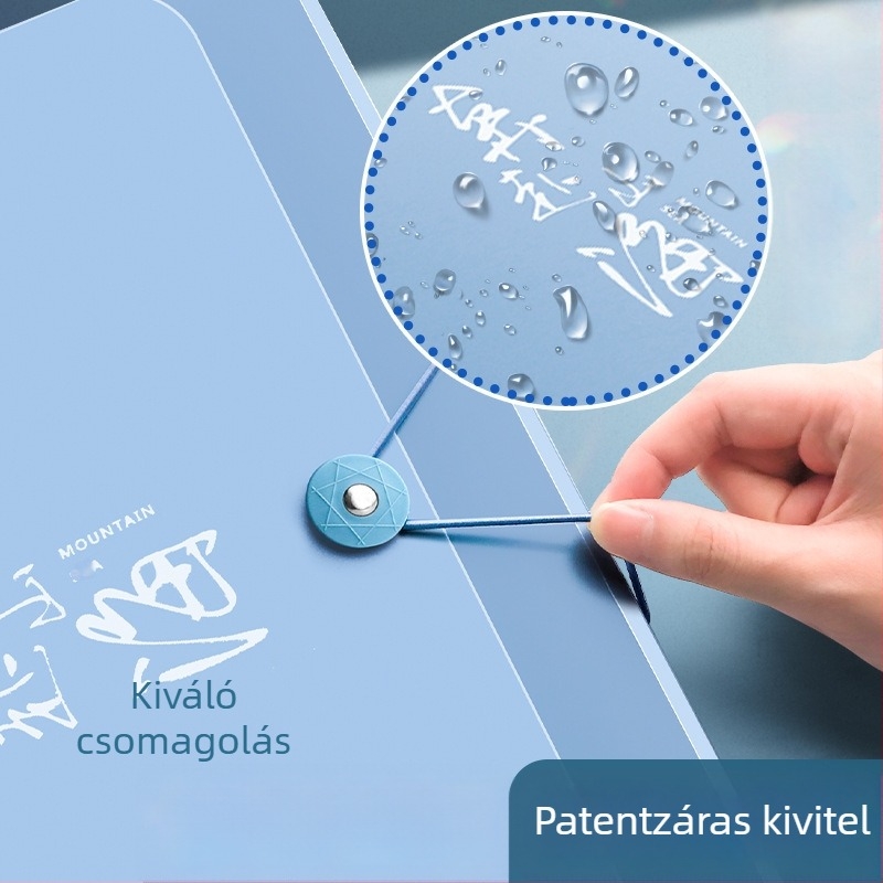 A4-es méretű, többrétegű irattartó átlátszó betétekkel – diákok számára