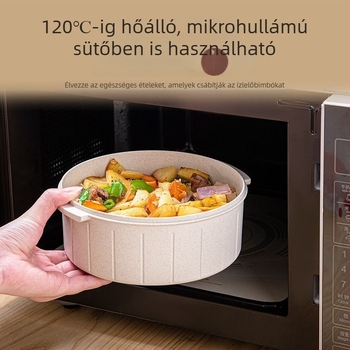 Mikrohullámú sütőbarát ebédes doboz, nagy kapacitású, frissességet megőrző, lezárható tartó iroda számára, gyümölcsökhöz