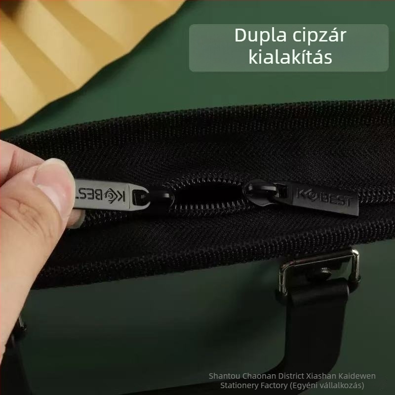 Kangbai 13 rekeszes cipzáras mappa – kézi hordozható dokumentum- és vizsgapapírok szervezője
