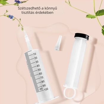 Macskáknak szánt gyógyszeradagoló fecskendő folyékony étel etetőcsővel, nagyméretű