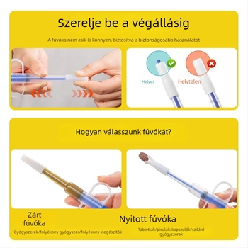 Állatok számára gyógyszeradagoló etető, a fulladás elleni védelemmel; szilikon etetőpalack nyomásos vízadagolóval