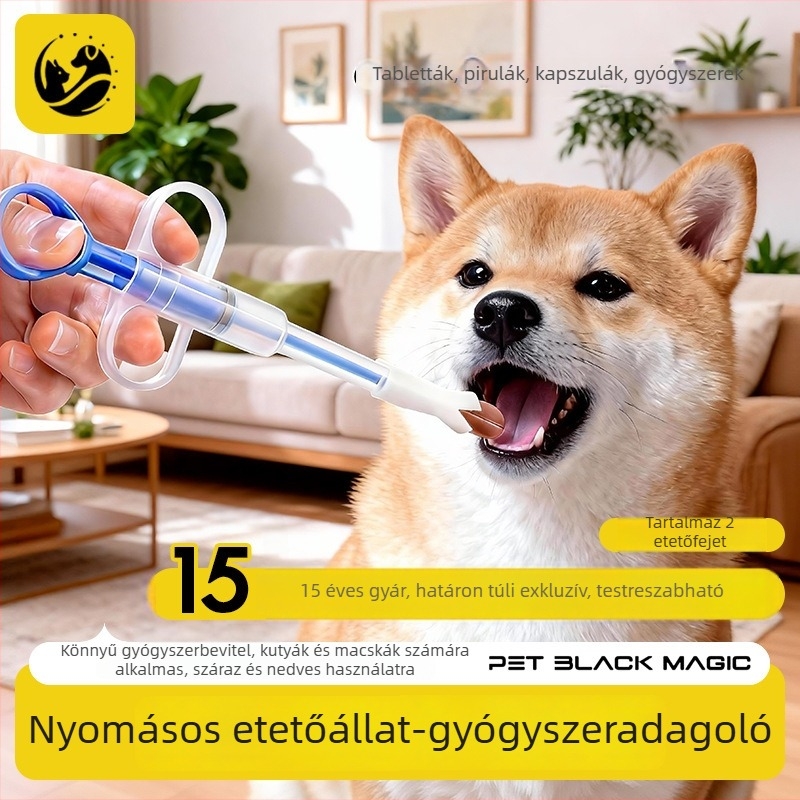 Állatok számára gyógyszeradagoló etető, a fulladás elleni védelemmel; szilikon etetőpalack nyomásos vízadagolóval