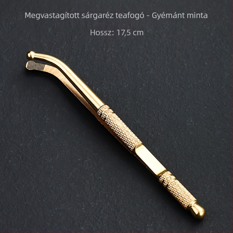 Mingqitang sárgaréz tea clip készlet: teás csipesz, csésze klipsz és teaceremónia kiegészítők