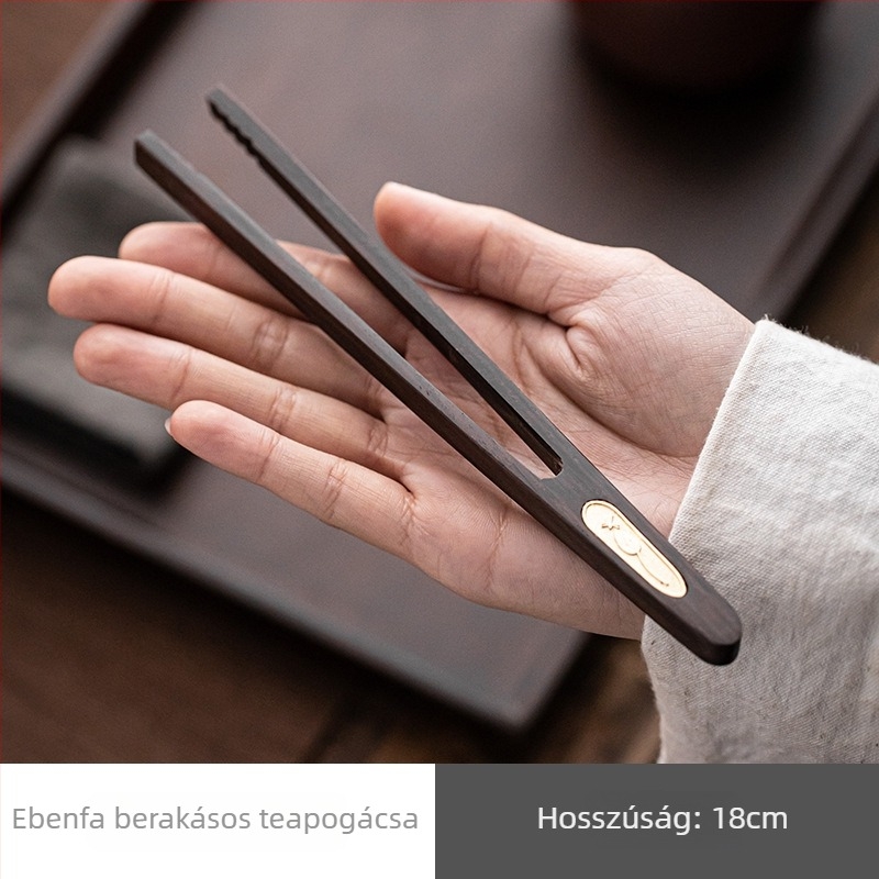 Bambusz teklipsz és teáscsipesz, Kung Fu teáskészlet kiegészítői, csúszásmentes csésze-klipsz, nagy csésze-klipsz, égési sérülések elleni védelem, Six Gentlemen kiegészítők