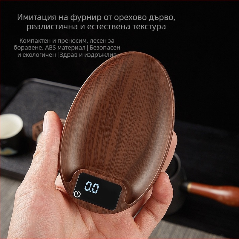 Elektronikus tealevelekhez való mérleg, kompakt gramm-mérleg, súlymérő eszköz teához, teás kiegészítők